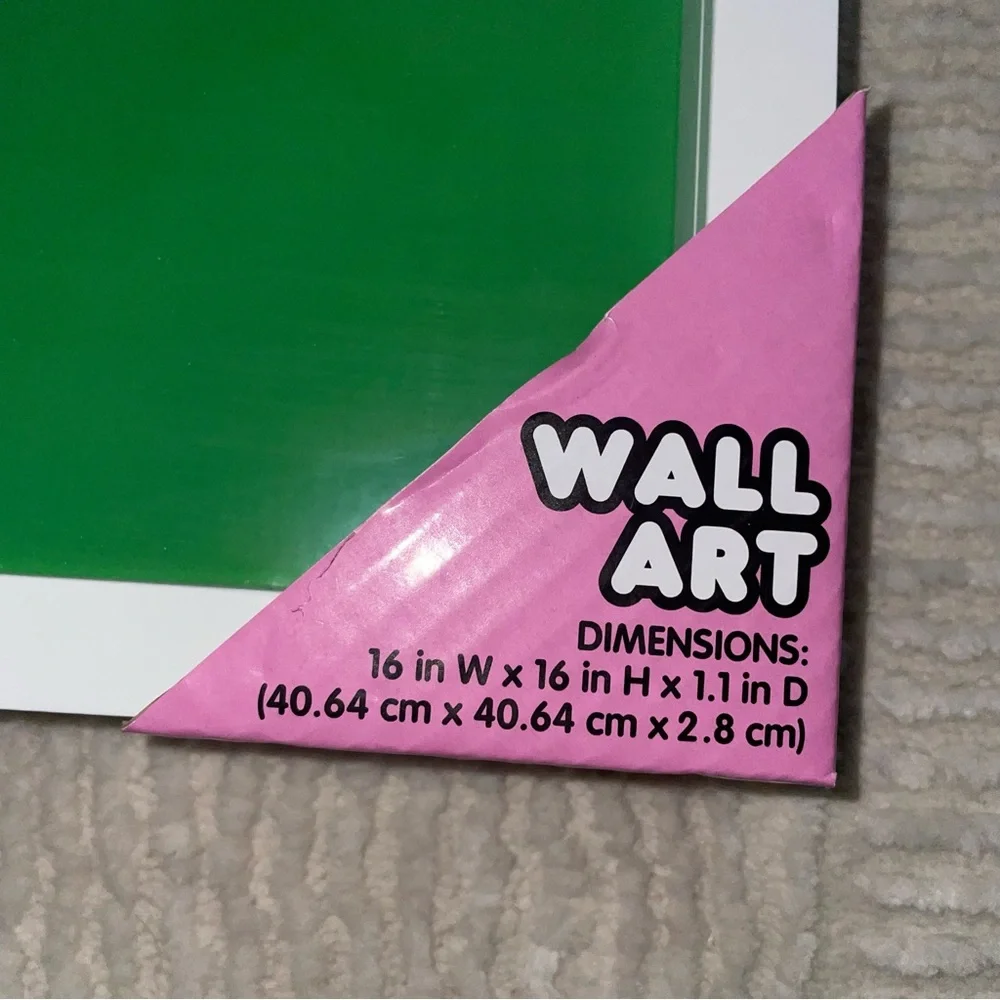Hello Kitty Framed Glass Wall Art